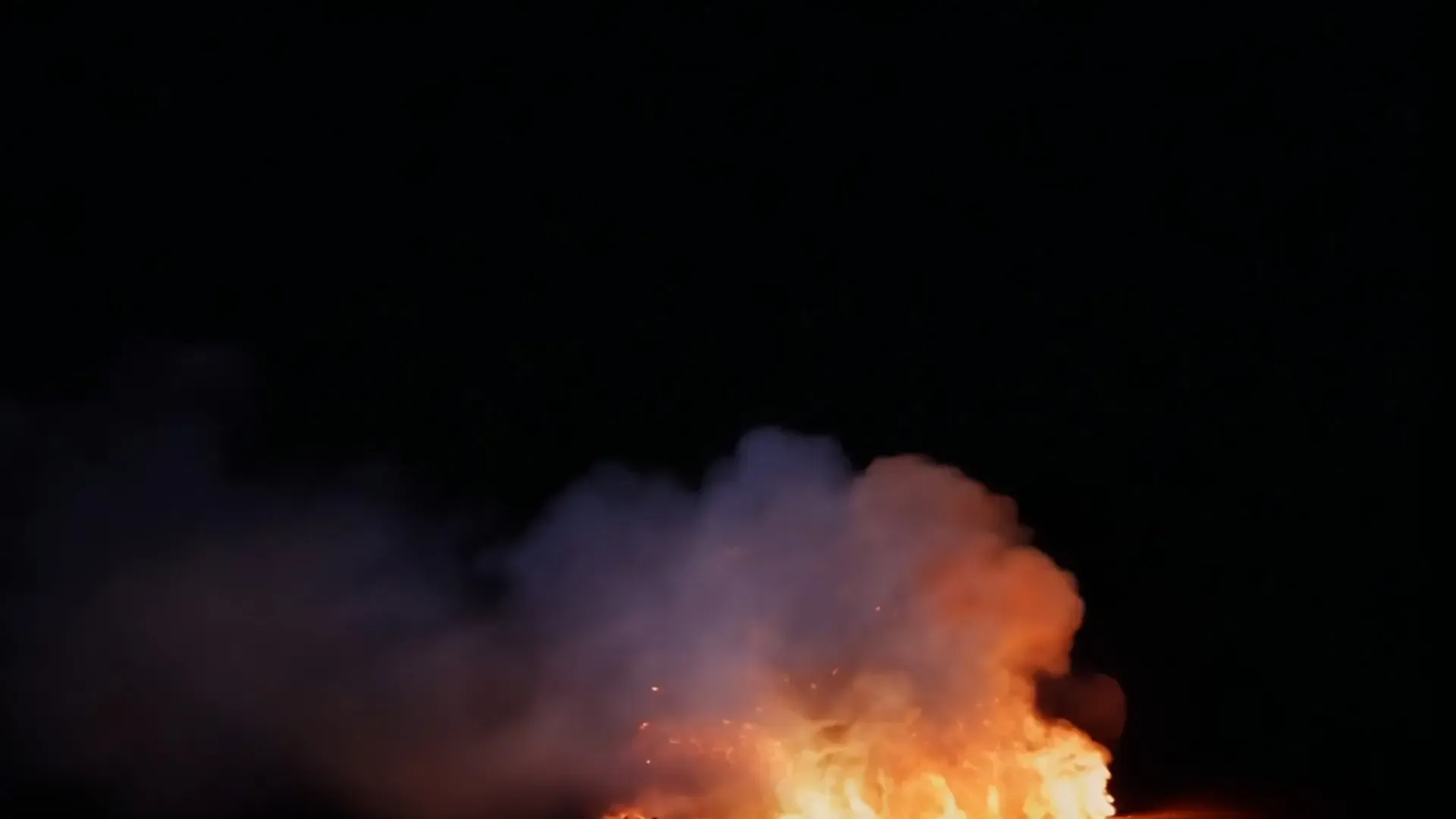 Dynamic Fiery Blast Overlay for Powerful Videos